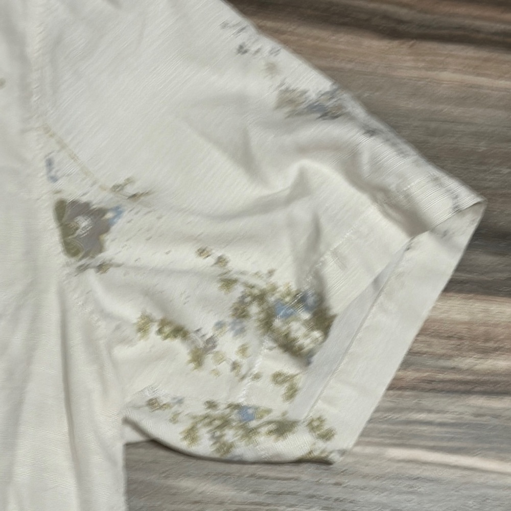 Tommy Bahama Shirt Mens XXL Cream Silk Floral Hawaiian Camp Button Up - Picture 11 of 15